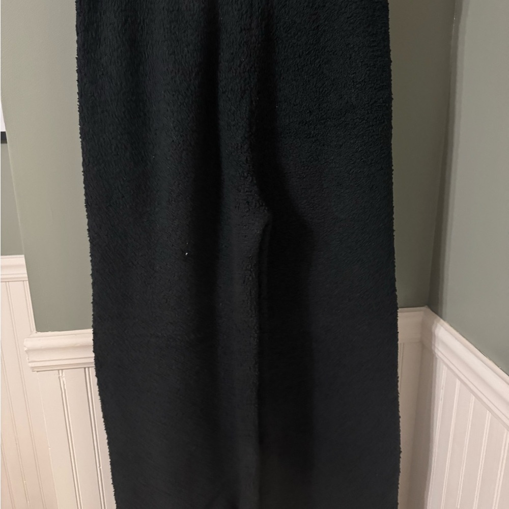 SKIMS Cozy Knit Boucle Fuzzy Teddy Wear Wide Leg Stretch Lounge Pants Large/XL - Picture 6 of 8